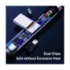 Baseus Iridescent Lamp HW gyorstöltő kábel USB Type-C 40W 0.5m fekete thumbnail