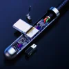 Baseus Iridescent Lamp HW gyorstöltő kábel USB Type-C 40W 1m piros thumbnail