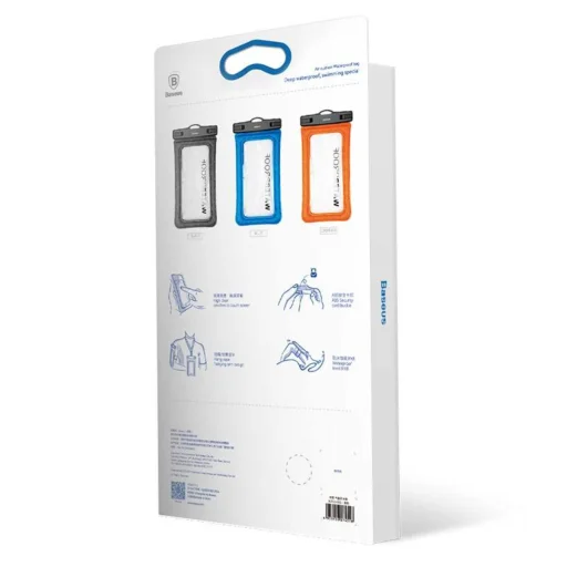 Baseus Air Cushion Univerzális Vízálló tok, tartó 6.0 kék - 2