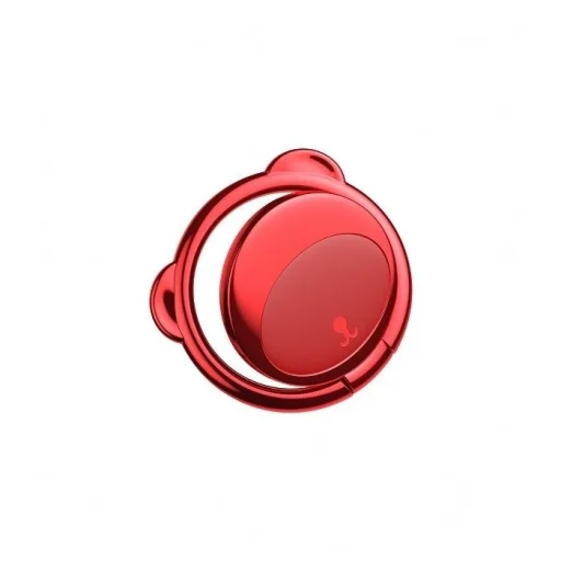 Baseus Bear hátlapi mágnesezhető fém gyűrű piros - 3