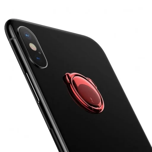 Baseus Bear hátlapi mágnesezhető fém gyűrű piros - 5