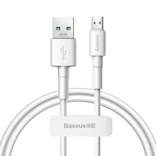 Baseus Mini White kábel USB - Micro USB 4A 2m fehér - 1