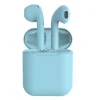 Bluetooth 5.0 I12 TWS vezeték nélküli fülhallgató világoskék thumbnail