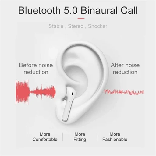 Bluetooth 5.0 I12 TWS vezeték nélküli fülhallgató világoskék - 13
