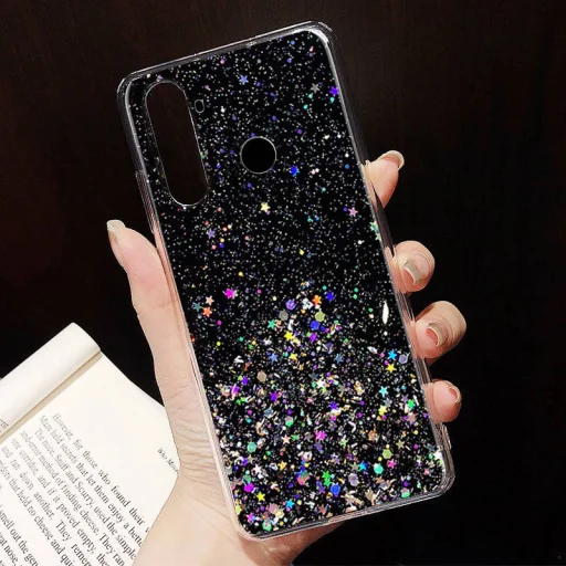 Sequins csillogó flitteres tok SAMSUNG GALAXY A32 LTE/ 4G fekete - 6