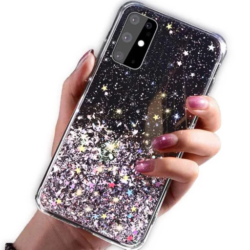 Sequins csillogó flitteres tok SAMSUNG GALAXY A32 LTE/ 4G fekete - 1