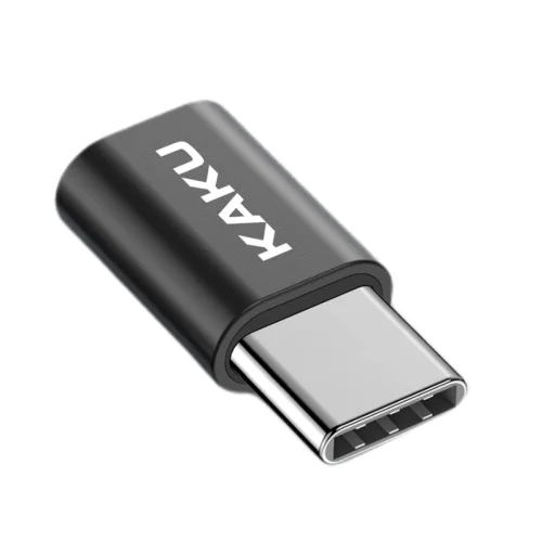 KAKU KSC-531 SHANXING USB TYPE-C - MICRO USB Adapter, átalakító fekete - 1