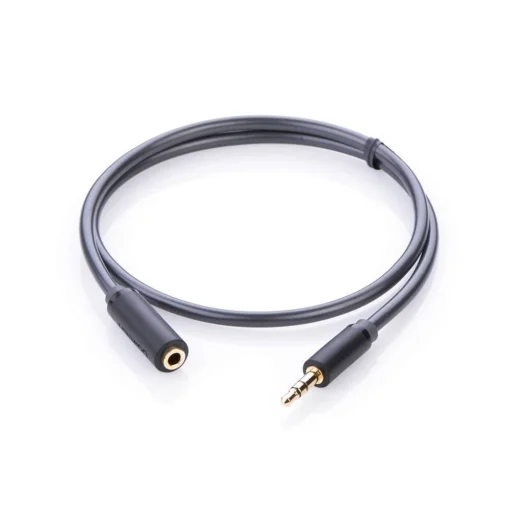 Ugreen AV124 AUX Jack audio adaptér 3.5mm 1m sivý - 3