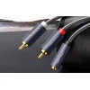 UGREEN AV102 2xRCA kábel (Cinch) jack 3.5 mm 1m fekete thumbnail