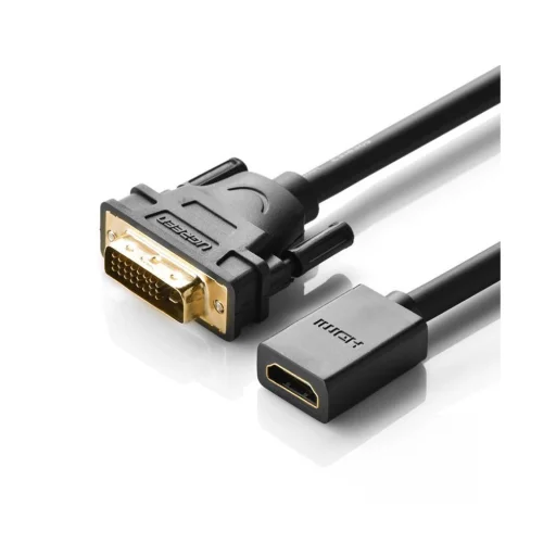 Ugreen 20118 DVI - HDMI átalakító kábel fekete - 3