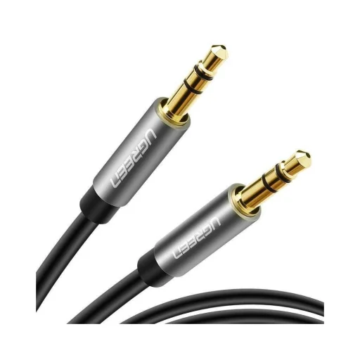 Ugreen AV119 3.5mm jack audio kábel 0.5m ezüst - 1