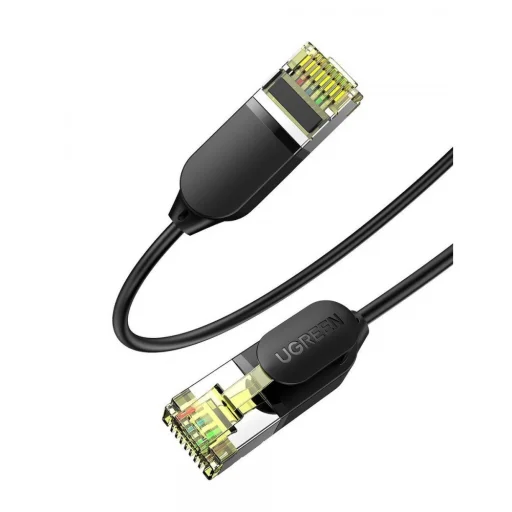 Ugreen Ethernet kábel RJ45 Cat7 UTP, FTP 2m fekete (NW149) - 1