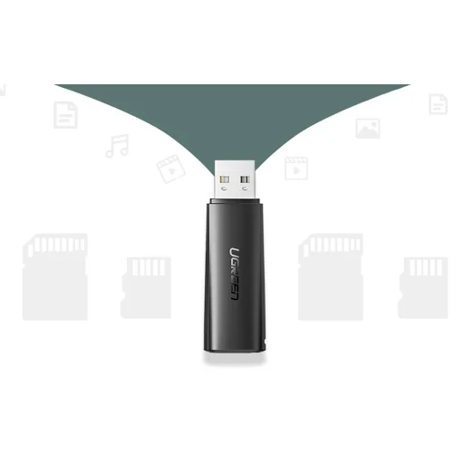 UGREEN CM264 TF/SD USB 3.0 kártyaolvasó fekete - 2