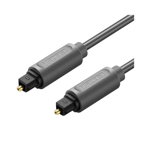 Ugreen Toslink SPDIF optikai audio kábel alumíniummal 1.5m szürke (AV122) - 1