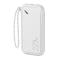 USAMS CD151 QC3.0 Powerbank gyorstöltéssel és csuklópánttal 10000mAh fehér