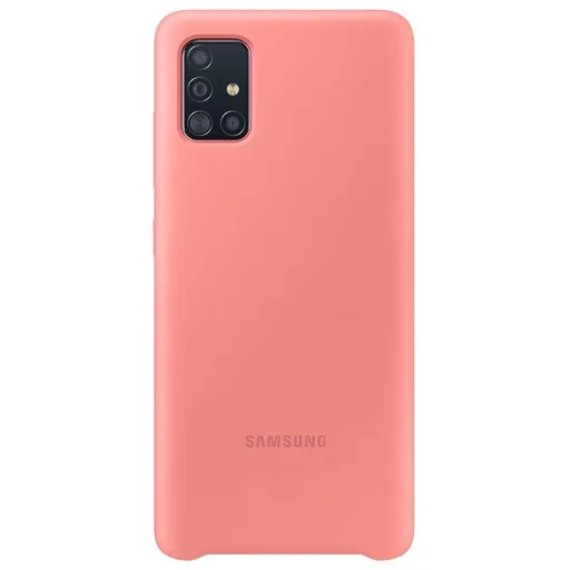 Samsung gyári szilikon tok Samsung A51 pink (EF-PA515TPEGEU) - 1
