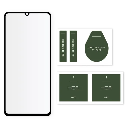 HOFI GLASS PRO+ Hybrid temperált üvegfólia Samsung A32 LTE/4G fekete - 2