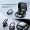 Bluetooth MD03 TWS Vezeték nélküli sport fülhallgató fekete thumbnail
