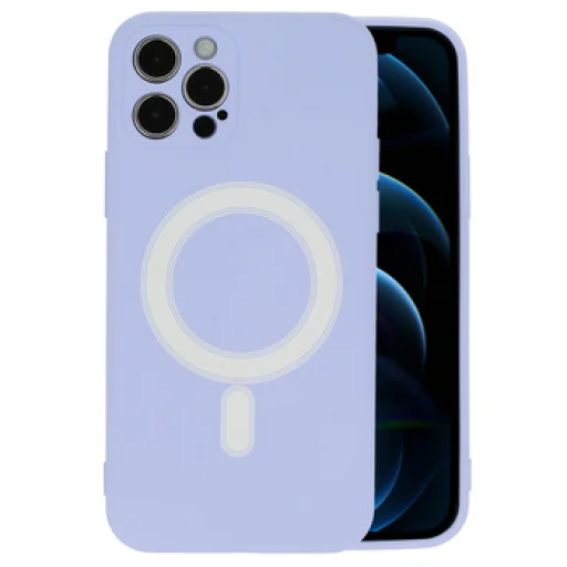 iPhone 12 Pro MAX TEL PROTECT MagSilicone tok lila - 1