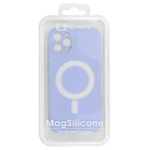 iPhone 12 Pro MAX TEL PROTECT MagSilicone tok lila - 5