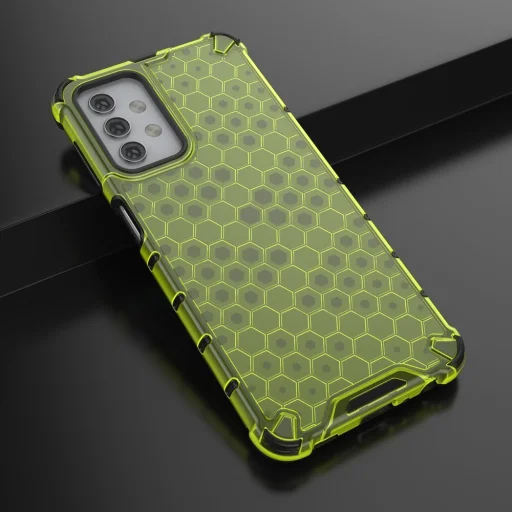 Samsung Galaxy A32 5G Honeycomb armor TPU tok zöld - 3