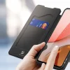 Samsung Galaxy A72 4G Dux Ducis Skin X fliptok fekete thumbnail