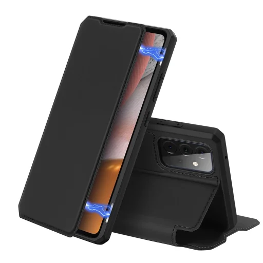 Samsung Galaxy A72 4G Dux Ducis Skin X fliptok fekete - 1