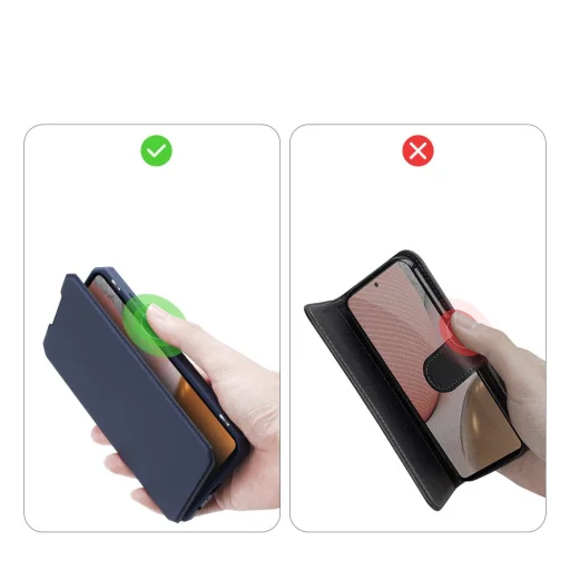 Samsung Galaxy A72 4G Dux Ducis Skin X fliptok kék - 14