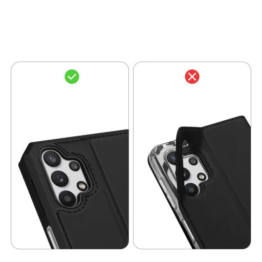 DUX DUCIS Skin X fliptok Samsung Galaxy A32 5G fekete - 9