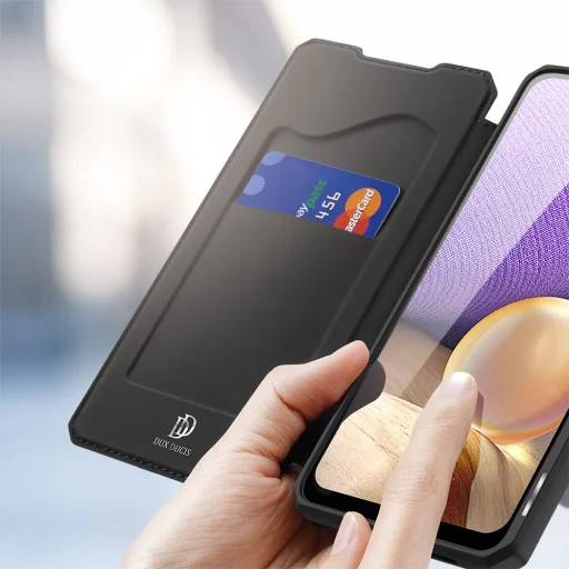 DUX DUCIS Skin X fliptok Samsung Galaxy A32 5G fekete - 3