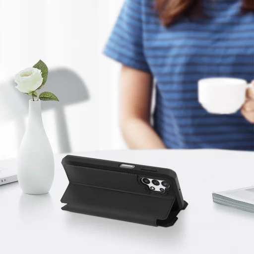 DUX DUCIS Skin X fliptok Samsung Galaxy A32 5G fekete - 5