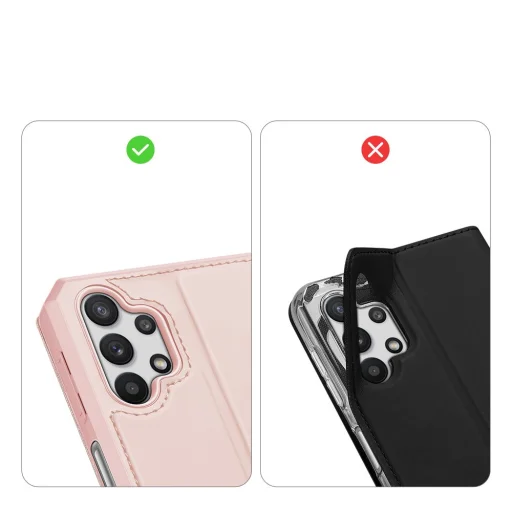 Samsung Galaxy A32 5G Dux Ducis Skin X fliptok pink - 2