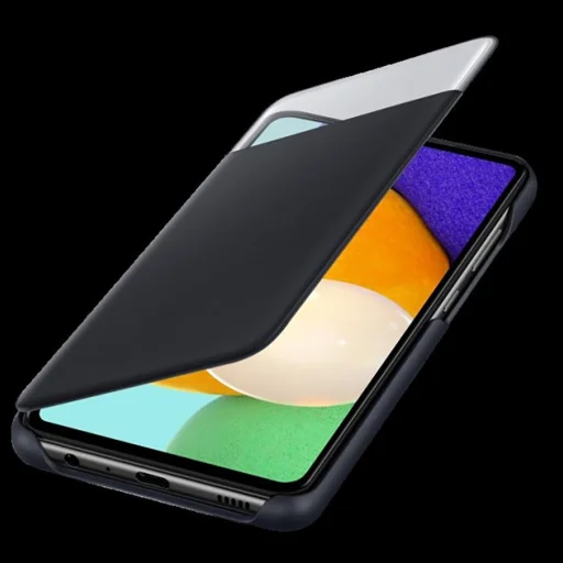 Samsung A52 4G / 5G Samsung S-View tok fekete (EF-EA525PBEGEE) - 2