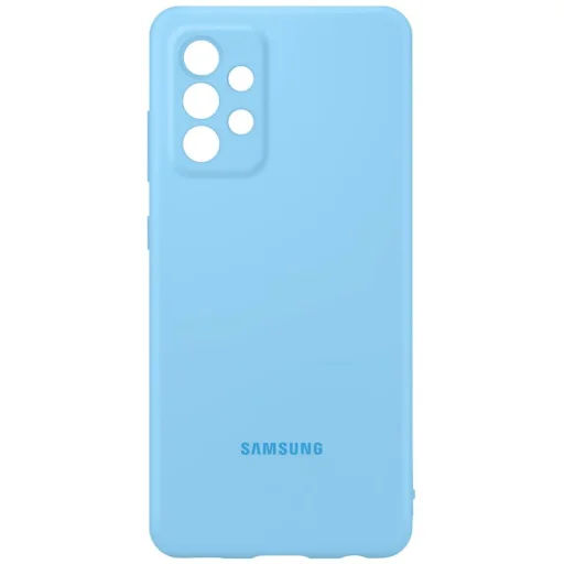 Samsung gyári szilikon tok Samsung A52 4G / 5G kék (EF-PA525TLEGWW) - 3