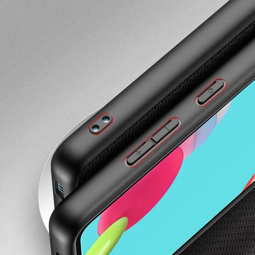 Samsung A32 5G Dux Ducis Fino nylon bevonatú tok fekete - 7
