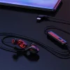 Baseus GAMO vezetékes fülhallgató Virtuális 3D hangzással Type-C piros (NGC18-09) thumbnail