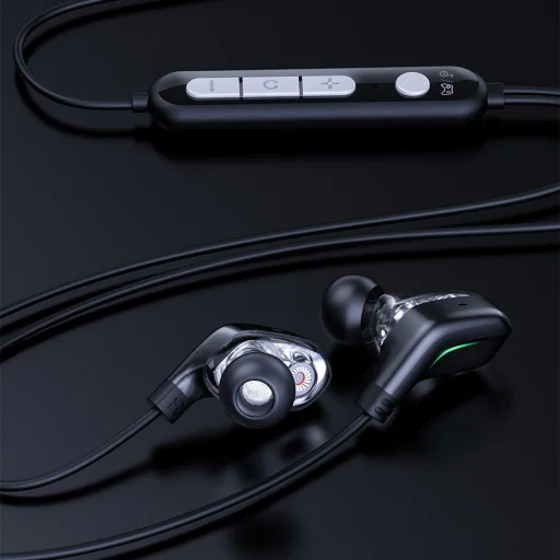 Baseus GAMO vezetékes fülhallgató Virtuális 3D hangzással Type-C piros (NGC18-09) - 8