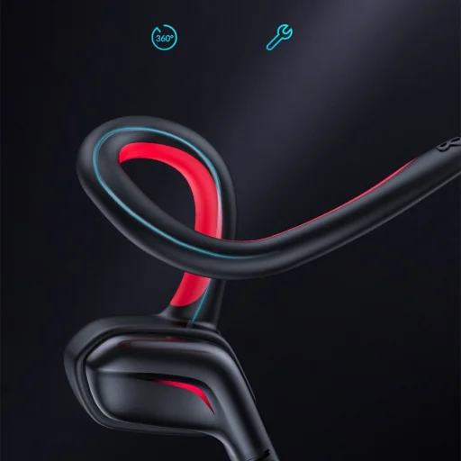 Baseus GAMO vezetékes fülhallgató Virtuális 3D hangzással Type-C piros (NGC18-09) - 11