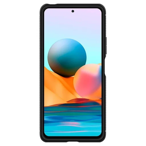 Xiaomi Redmi Note 10 Pro Spigen Rugged Armor tok Matt fekete (ACS02844) - 4