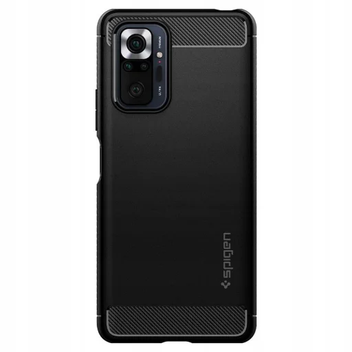 Xiaomi Redmi Note 10 Pro Spigen Rugged Armor tok Matt fekete (ACS02844) - 5