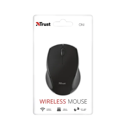 Trust Oni Micro vezeték nélküli optikai egér (fekete) - 2