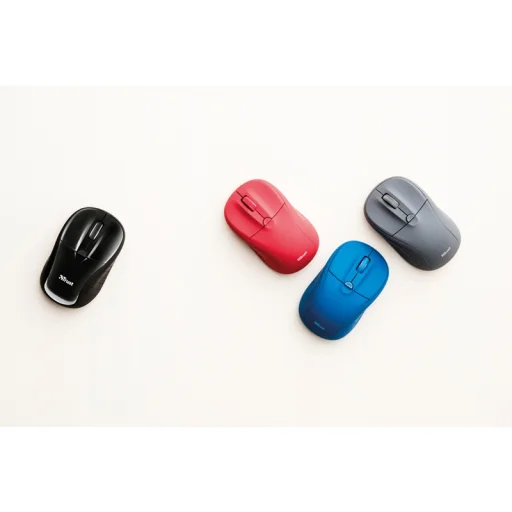 Trust Primo vezeték nélküli optikai egér 1600 DPI (kék) - 5