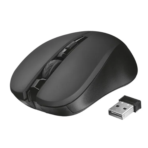 Trust Mydo Silent Click vezeték nélküli optikai egér 1800 DPI grafit színben - 1