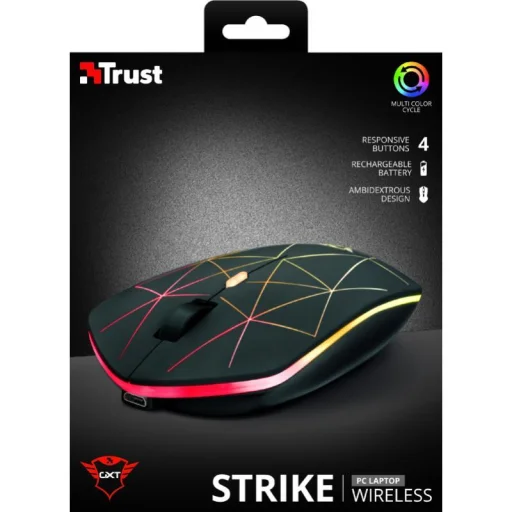 Trust GXT 117 Strike vezeték nélküli gamer egér 1400 DPI - 4