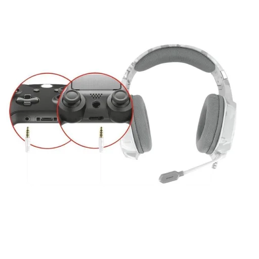 Trust GXT 322W Carus Gamer fejhallgató fehér színben - 10