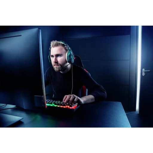 Trust GXT 322C Carus gaming fejhallgató zöld színben - 2