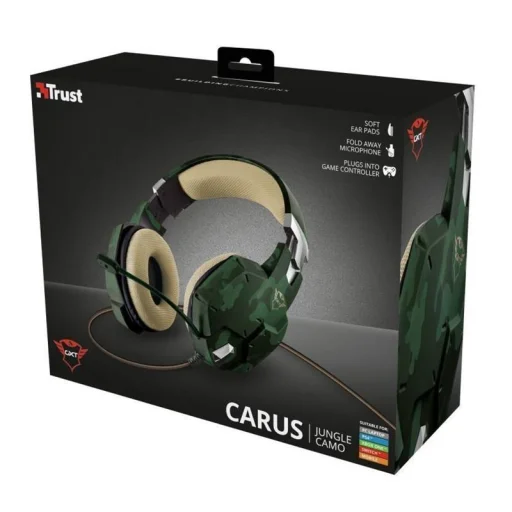 Trust GXT 322C Carus gaming fejhallgató zöld színben - 4