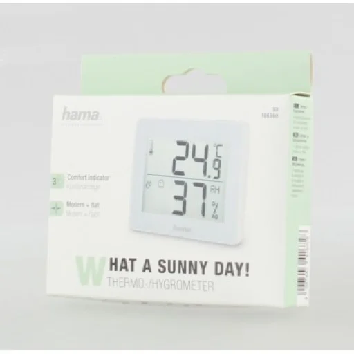 Hama TH-130 Hő és páratartalom mérő fehér - 5