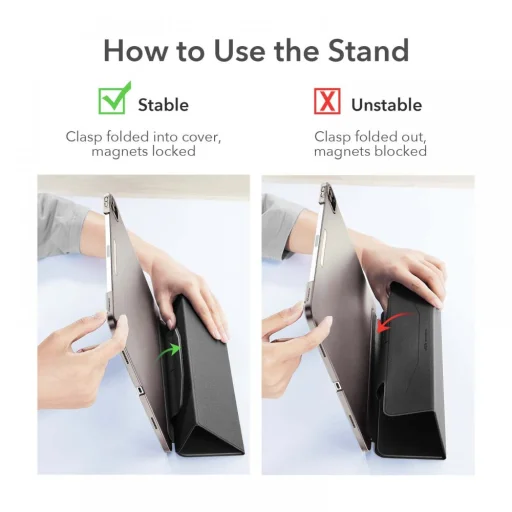 ESR Ascend Trifold iPad PRO 11 2020/2021 Jelly fekete - 2