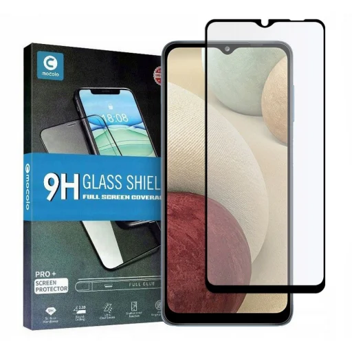 Mocolo TG+ kijelzővédő 9H üvegfólia Samsung M12 fekete - 1